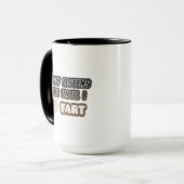 私がコ聞ーヒを吸うまで誰も私におもしろいは来ない マグカップ (正面左)