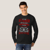 私がゴムを置いて通りバイクもしくは自転車に乗る人ラブレース Tシャツ (正面フル)