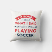 私がサッカー遊をしていた時 クッション (裏面)