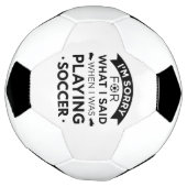 私がサッカー遊をしていた時 サッカーボール (回転)