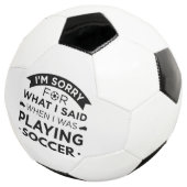 私がサッカー遊をしていた時 サッカーボール (3/4)