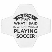 私がサッカー遊をしていた時 サッカーボール (フラット)