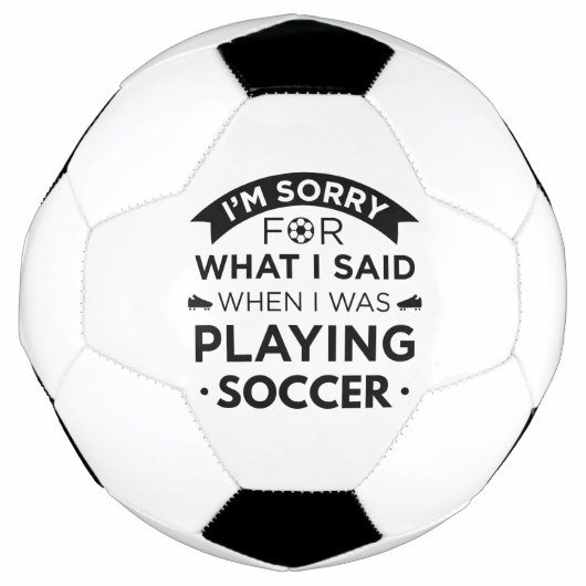 私がサッカー遊をしていた時 サッカーボール (正面)