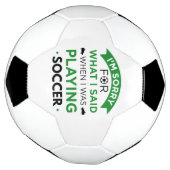 私がサッカー遊をしていた時 サッカーボール (回転)