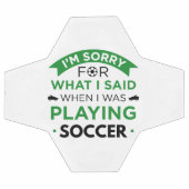 私がサッカー遊をしていた時 サッカーボール (フラット)