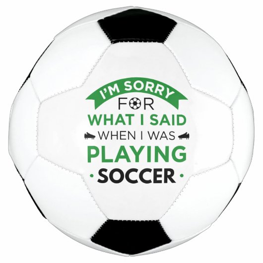 私がサッカー遊をしていた時 サッカーボール (正面)