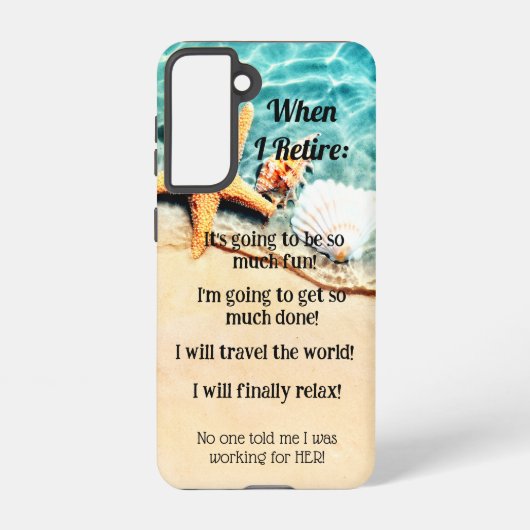 私がサムスンの電話ケースを引退したとき SAMSUNG GALAXYケース (裏面)