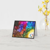 私がサンキュー癌と戦った時の私を支えるために カード (黄色い花)