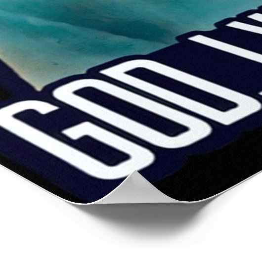 私がショーに来たらいいのにグフマン神を待っている ポスター (角)