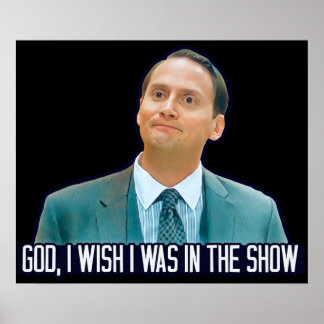 私がショーに来たらいいのにグフマン神を待っている ポスター