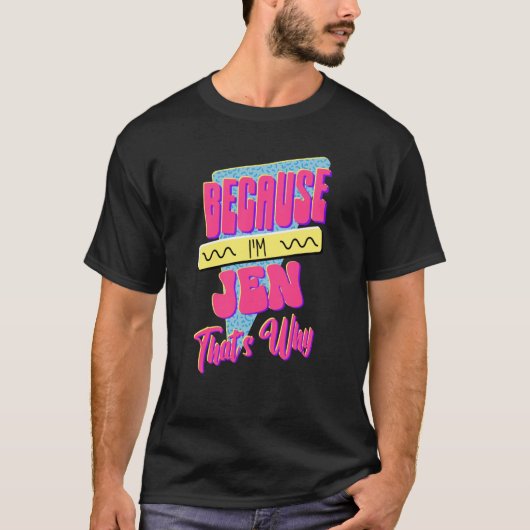 私がジェンだから Tシャツ (正面)