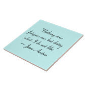 私がジェーン・オースティンが好きでないことをする引用文 タイル (側面)