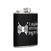 私がストリングクかわいらしクラフトを作る{Dark} フラスク (右)