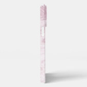 私がストリングクラフトかわいらしをピンクマーブルにする iPhoneケース (右側面)