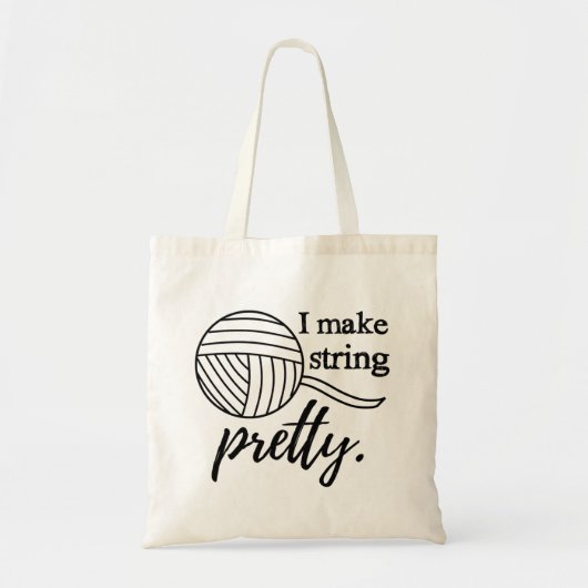 私がストリングヤーンかわいらし&クラフツを作る トートバッグ (正面)