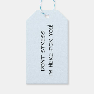 私がストレスに来るんじゃない! ギフトタグ