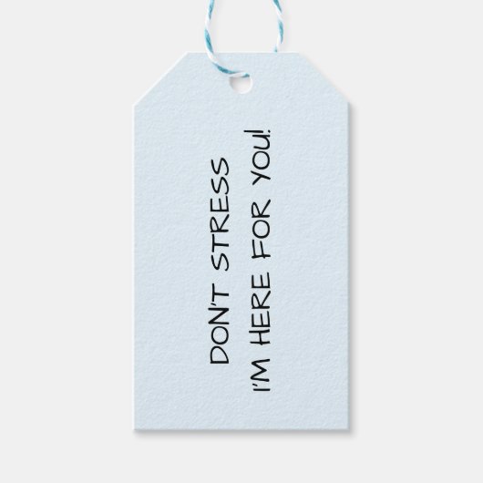 私がストレスに来るんじゃない! ギフトタグ (正面)