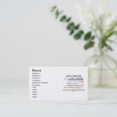 私がスペクトルを広げているのを気にしないで 名刺 (スタンド正面)