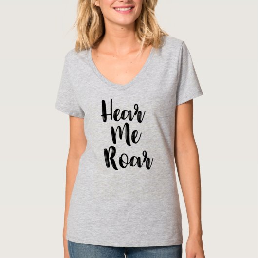 私がスポーツシャツをとどろくのを聞いて下さい Tシャツ (正面)