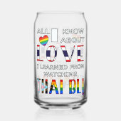 私がタイを見て愛について学知っているもの ガラス缶 (裏面)