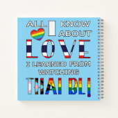 私がタイを見て愛について学知っているもの ノートブック (裏面)