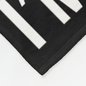 私がタコおもしろい簡単のメキシコ料理の衣装のフリ フリースブランケット (角)