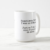 「私がタコだったらいいのに」マグ コーヒーマグカップ (正面右)