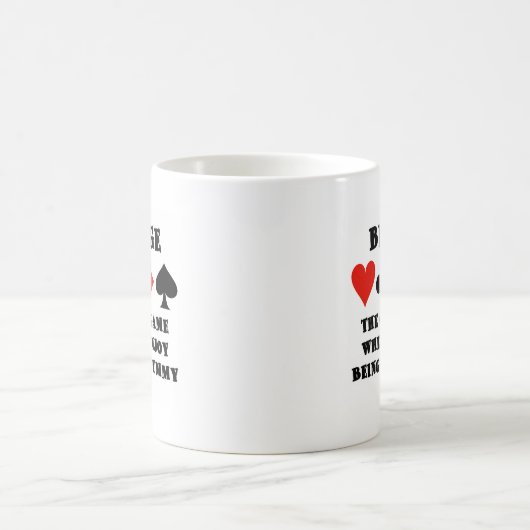 私がダミーであることを楽しむ唯一のゲームを繋いで下さい コーヒーマグカップ (中央)