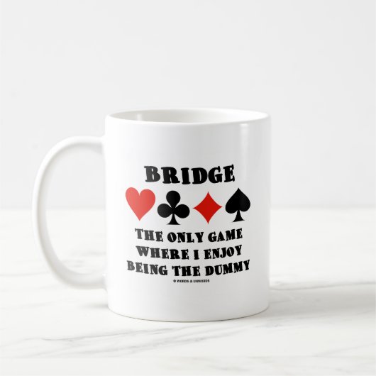 私がダミーであることを楽しむ唯一のゲームを繋いで下さい コーヒーマグカップ (左)