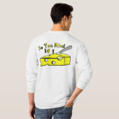 私がチーズを切るかどうか気にします Tシャツ (裏面フル)