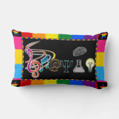 私がデミ・サピオ・パンセクシャル同性愛者だと誰も知らない ランバークッション (裏面)