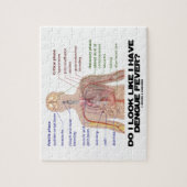 私がデング熱(解剖学)を有するように私は見ます ジグソーパズル (縦)