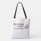 私がトートバッグを持っていないことを知っている トートバッグ (裏面)