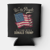 私がドナルド・トランプヴィンテージと共に立つ人々 缶クーラー (正面)