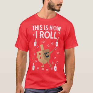 私がハヌカー転がシャツDab Dreidel Chanを Tシャツ