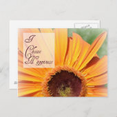 私がハピネス・ポストカードを選択 ポストカード (正面/裏面)