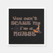 私がハロウィーンって怖がってはいけないナース スタンダードカクテルナプキン (正面)