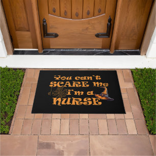 私がハロウィーンって怖がってはいけないナース ドアマット