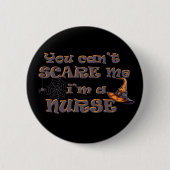 私がハロウィーンって怖がってはいけないナース 缶バッジ (正面)