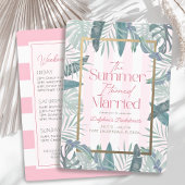 私がバチェロレッテ週末を迎えた夏 招待状