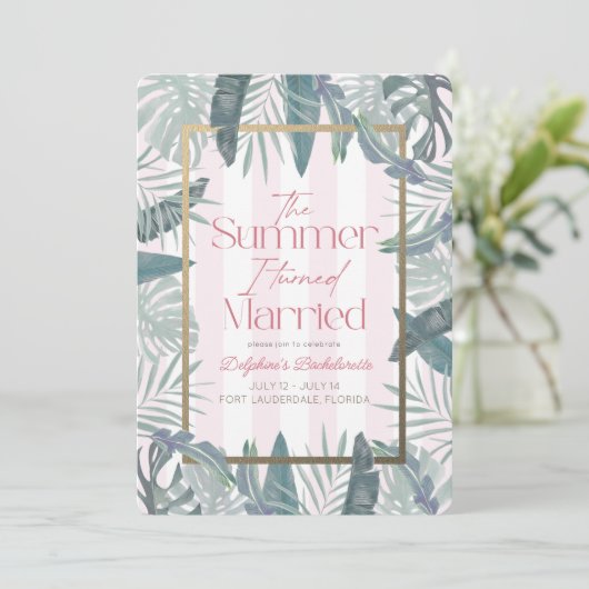 私がバチェロレッテ週末を迎えた夏 招待状 (スタンド正面)