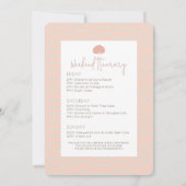 私がバチェロレッテ週末を迎えた夏 招待状 (裏面)