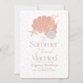 私がバチェロレッテ週末を迎えた夏 招待状 (正面)