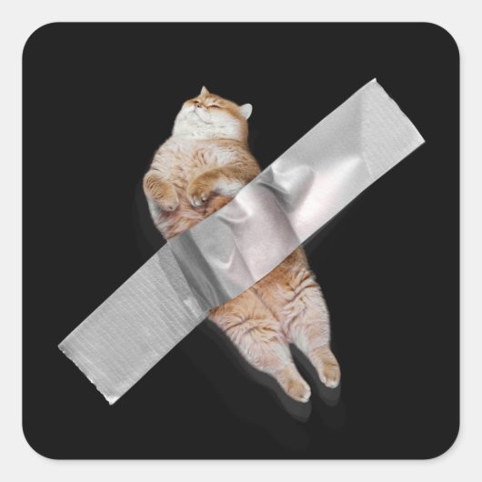 私がバナナ最高のだ! スクエアシール (正面)