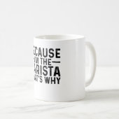 私がバリスタだから コーヒーマグカップ (正面右)