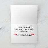 私がバレンタインデーを切った シーズンカード (内部)