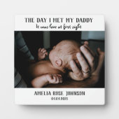 私がパパの写真の記念に会った日 フォトプラーク (正面)