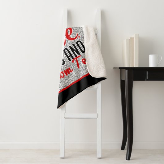 私がパーソナライズされた必要とするすべてのラブタコスとカスタム文字 シェルパブランケット (インサイチュ)