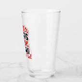 私がパーソナライズされた必要とするすべてのラブタコスとカスタム文字 タンブラーグラス (左)