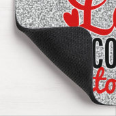 私がパーソナライズされた必要とするすべてのラブタコスとカスタム文字 マウスパッド (コーナー)